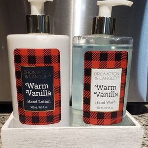 Warm Vanilla Hand Lotion & Hand Wash - White & Clear